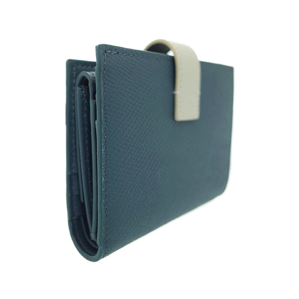 Celine fold Bi Logo Strap Wallet Short